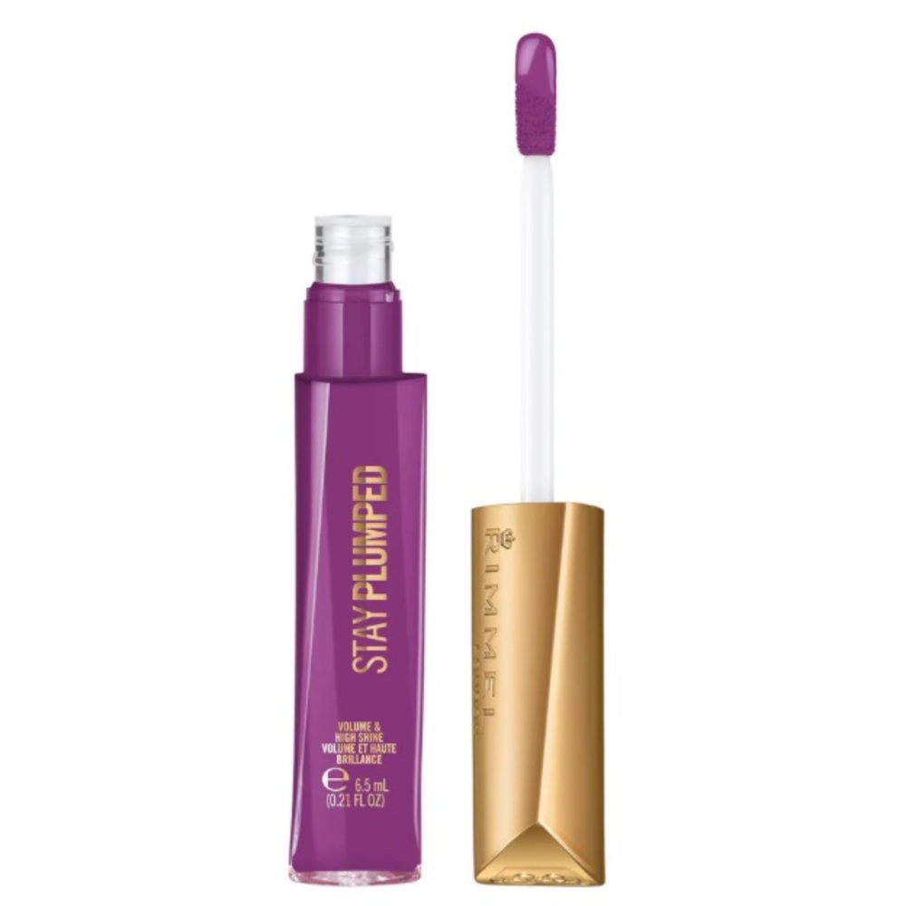 💎 RIMMEL STAY PLUMPED VOLUME HIGH SHINE LIP GLOSS iShade 840 SHOW STOPPER
